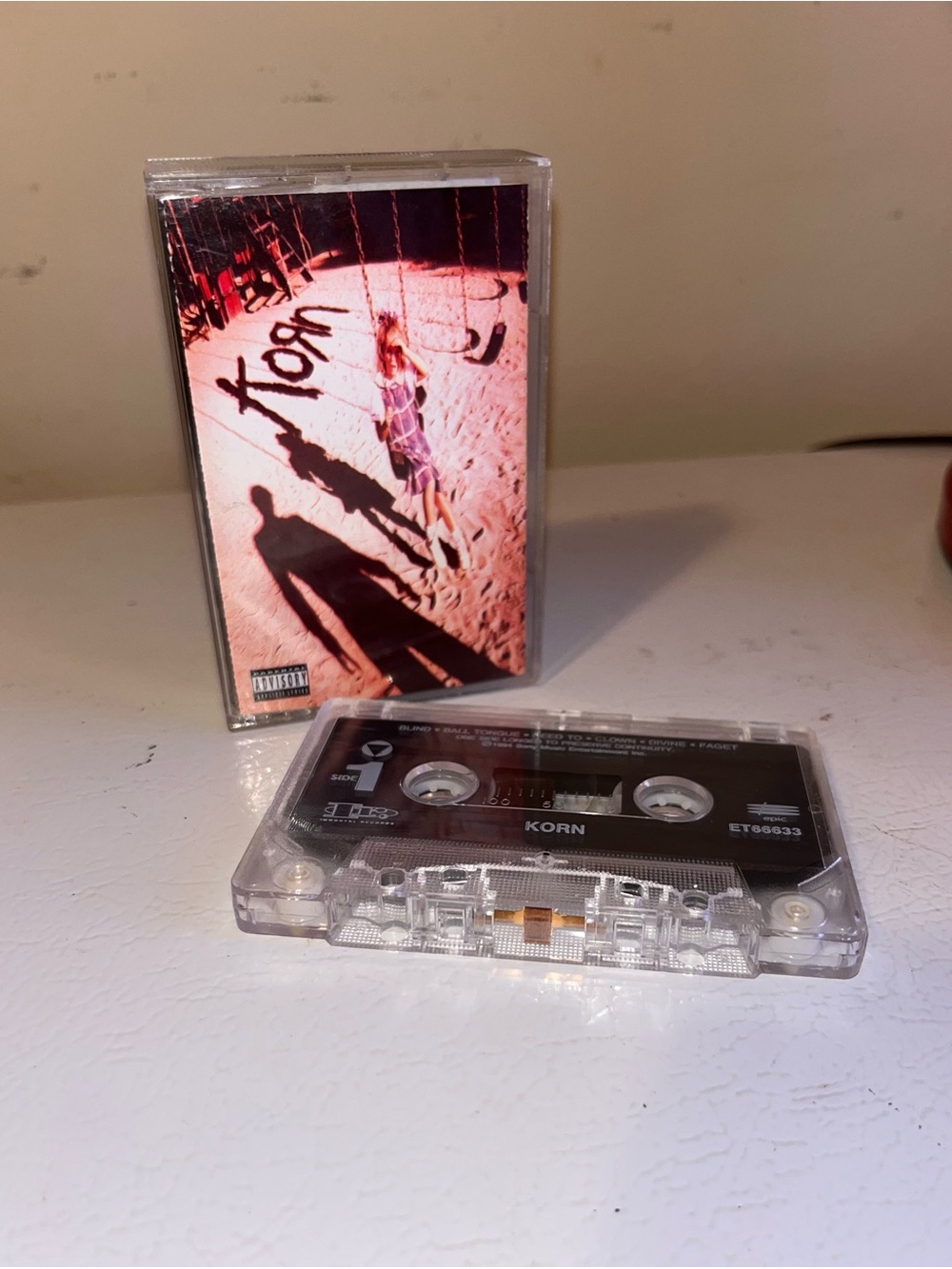 KORN self titled debut album cassette tape (1994) Sony music epic records RARE